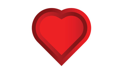 heart vector illustration, heart vector icon