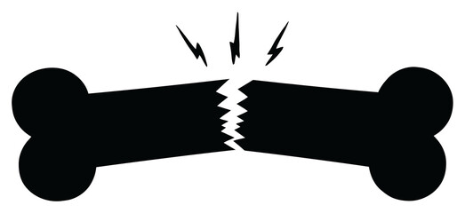  Bone With Medicine Bandage Line Cartoon Drawing Design. Hand Drawn Illustration Isolated On Transparent Background