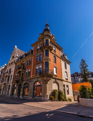 Obraz premium residential houses in Bern, Switzerland