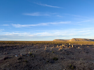 landscape with sky and clouds, Peru, pampa galeras.