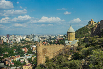 Narikala Castle over Tbilisi's Old town