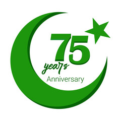 75th Independence Day Of Pakistan Logo