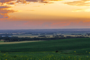 Fototapeta premium Prarie sunset