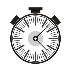 Stop watch timer icon - vector illustration