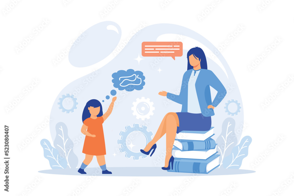 Aufkleber speech-language pathologist. basic language skills. articulation problem. speech therapy, language t