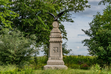 Monument to the 90th PA Volunteer Infantry Regiment, Gettysburg National Military Park,...