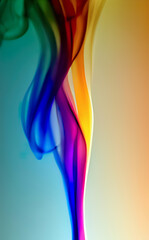 Obraz na płótnie Canvas Digital illustration abstract background jet of beautiful colored smoke