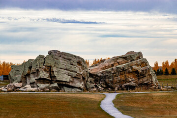 PHS Okotoks Erratic Foothills County Alberta Canada