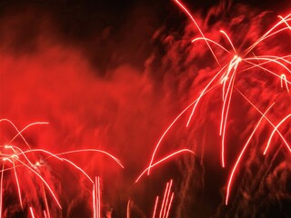 firework in the night