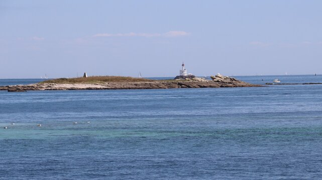 Lighthouse on the island 