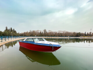 boats on the lake