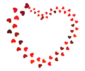 red heart made of hearts, Red Heart, Symbol of Love