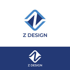 Z Design logo with rounded square concept