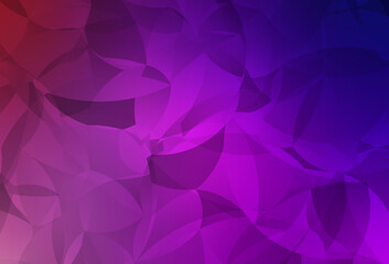 Fototapeta premium Light Purple, Pink vector low poly background.
