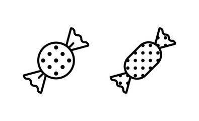 Candy icon vector. candy sign and symbol.