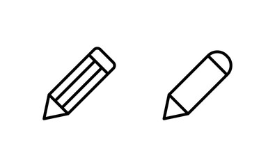 Pencil icon vector. pen sign and symbol. edit icon vector