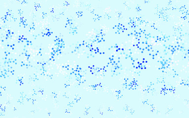 Light Pink, Blue vector backdrop with artificial intelligence data.