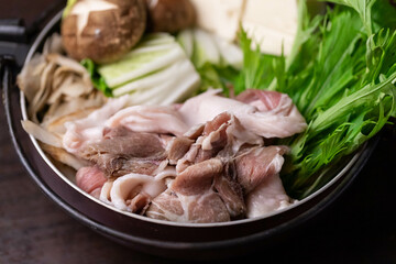 猪肉のすき焼き