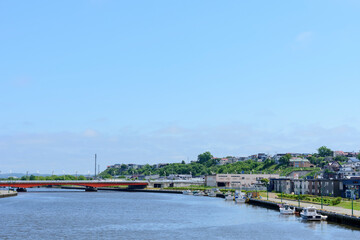 釧路　幣舞橋(ぬさまいばし)付近
