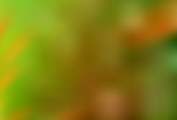 Light Orange vector blurred bright pattern.