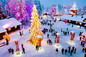 THE NORTH POLE - ARCTIC CIRCLE - ROVANIEMI, FINLAND