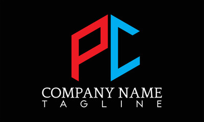 PC ALphabet modern stylish logo for company