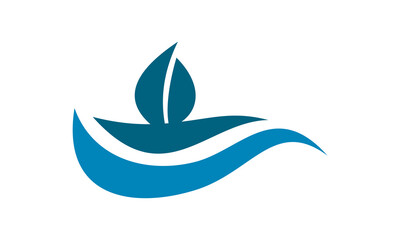 ship logo icon vector