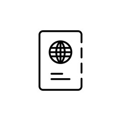 Dotted Line Icon Vector Illustration Logo Template. Suitable For Many Purposes.