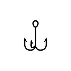 fish hook icon vector design templates