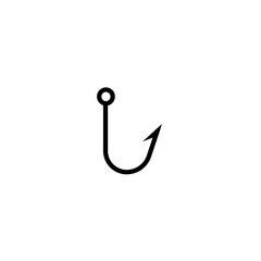 fish hook icon vector design templates