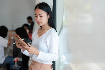 woman using mobile phone