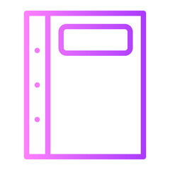 book gradient icon