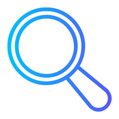 magnifying glass gradient icon