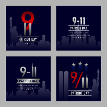 9 11 Patriot Day Social Media Post Design