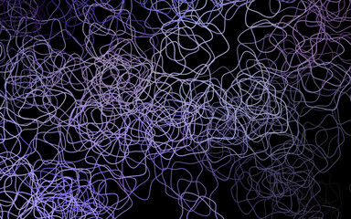 Dark Purple vector backdrop with memphis shapes.