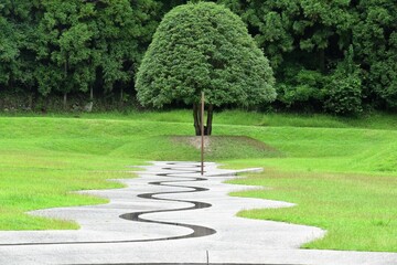 井上武吉、ダニ カラヴァン、室生山上公園芸術の森、宇陀市、室生