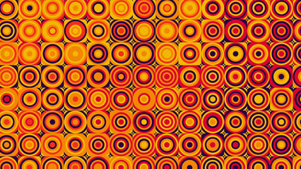 red and orange geometric pattern, seamless wallpaper