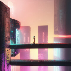 Futuristic city