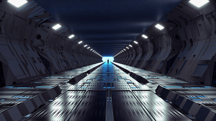 Fototapeta premium Futuristic tunnel