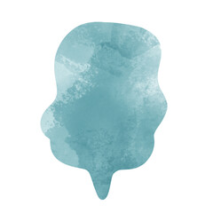 watercolor speech bubbles 