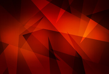 Dark Red vector pattern with polygonal style.