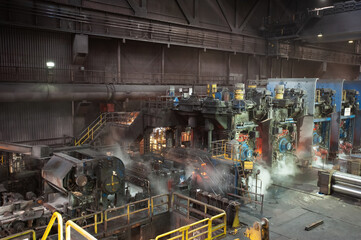 Metallurgical factory - obrazy, fototapety, plakaty