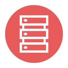 Data, database, hosting, server icon