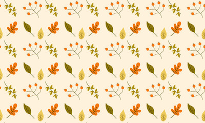 Autumn patterned background