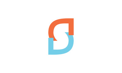 Fototapeta premium letter S vector logo symbol illustration design icon sign idea