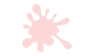 Obraz premium peach color splash