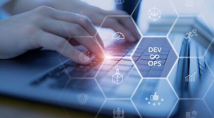 DevOps model. Solution for increasing organization's ability to deliver applications and services...