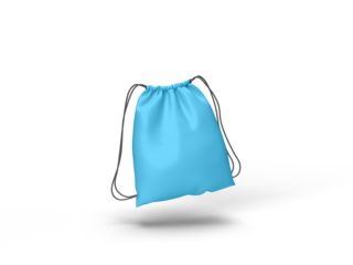 Blue Sports Bag Transparent Background PNG