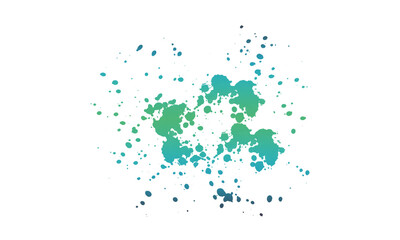 dark green blue gradation splash