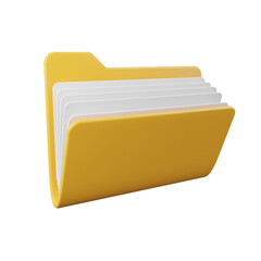folder 3d render icon